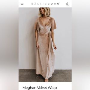 Baltic Born Cream Velvet Wrap